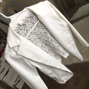 White blazer